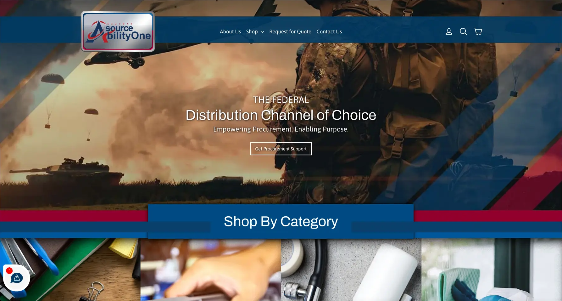 SourceAbility One — e-commerce & federal distribution