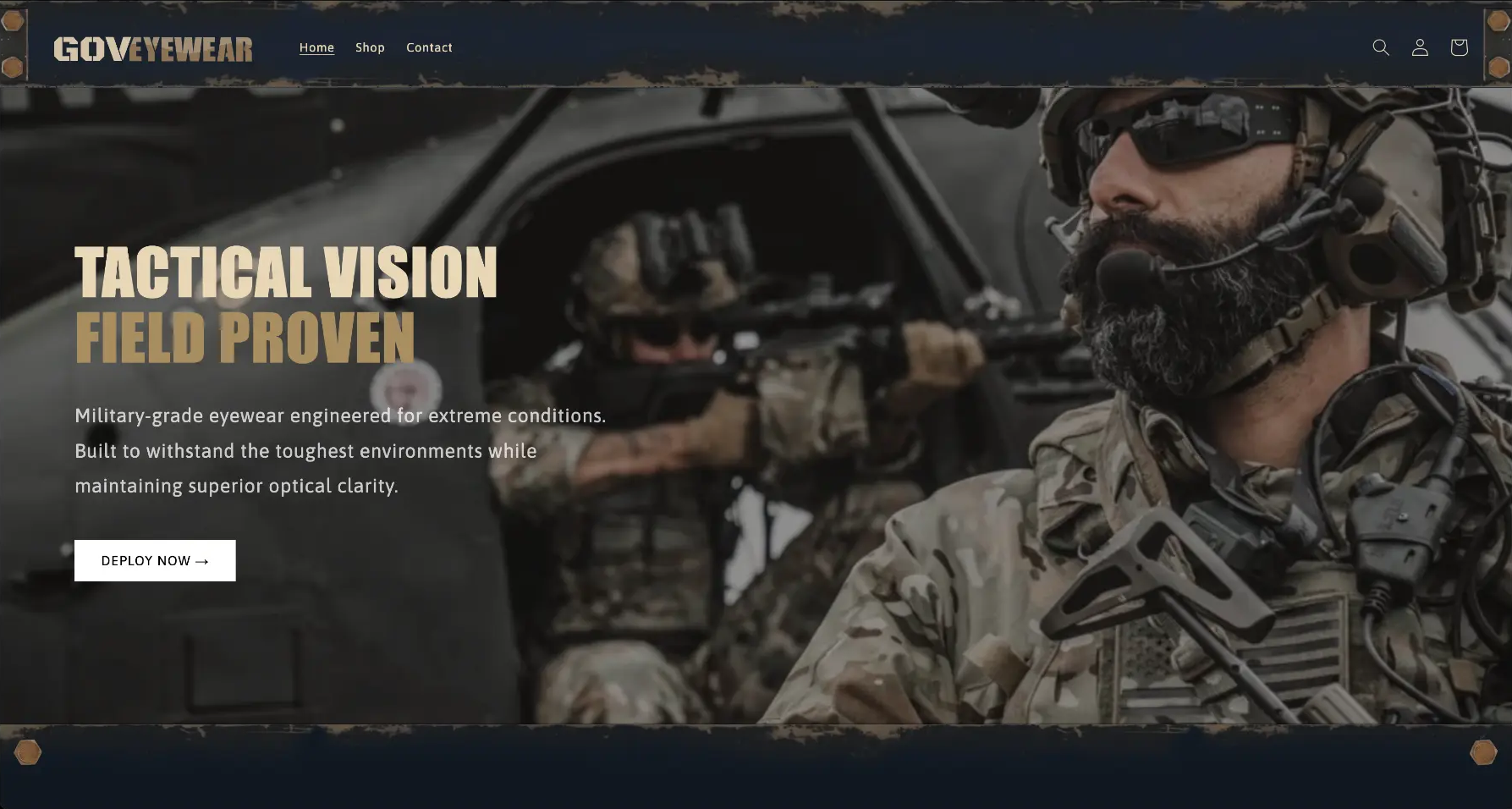 GovEyewear — e-commerce & federal distribution