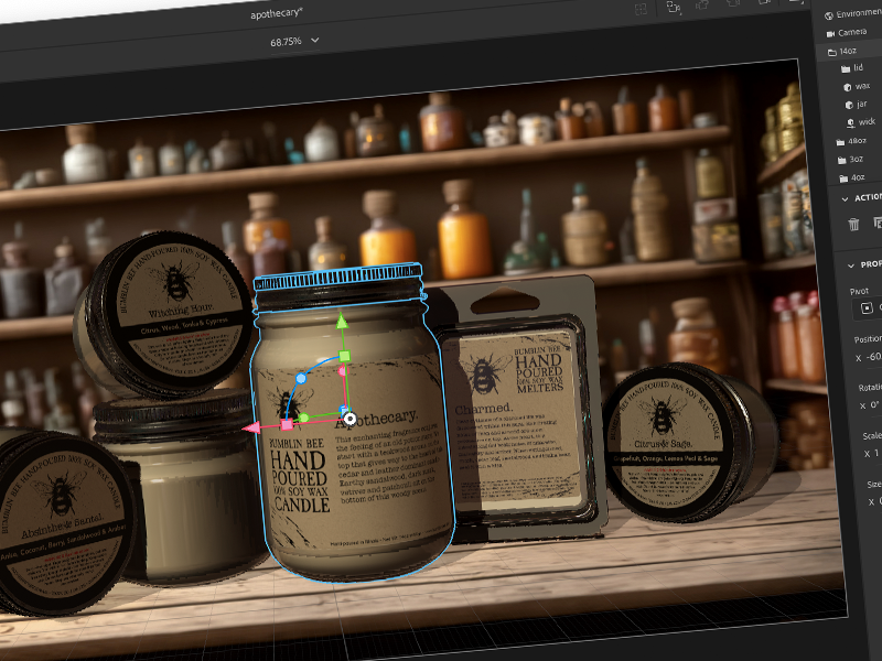Bumblin Bee — 3d product design
